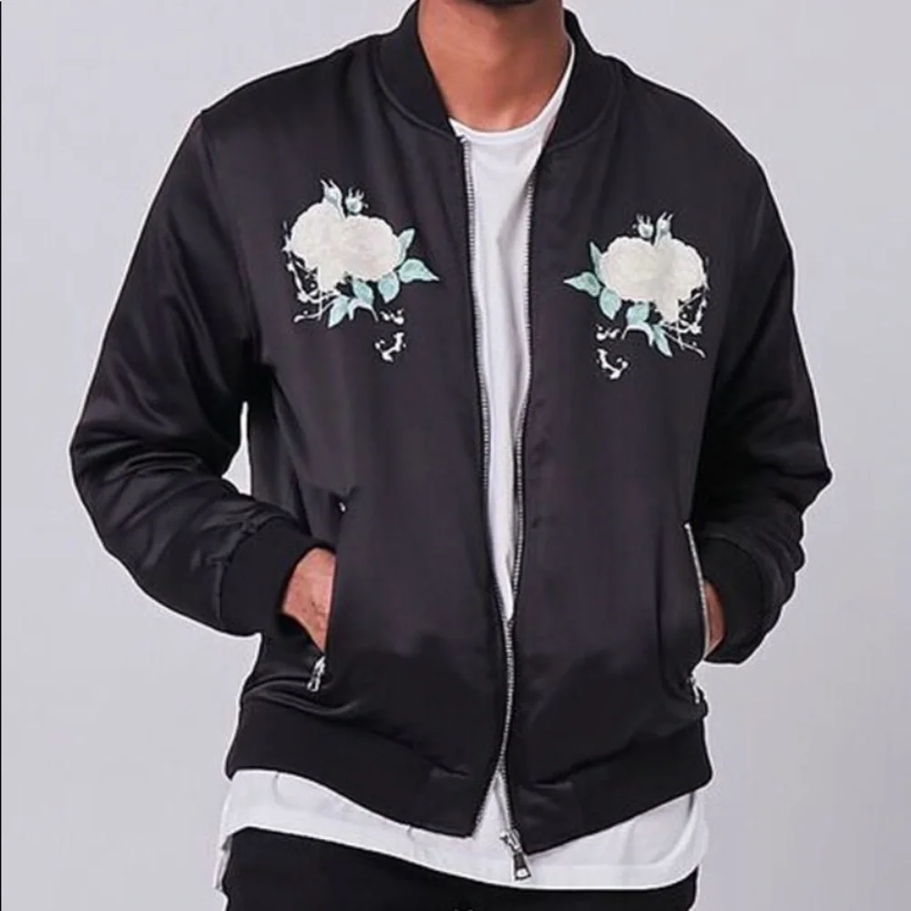 Forever 21 Los Angeles Graphic Bomber Jacket